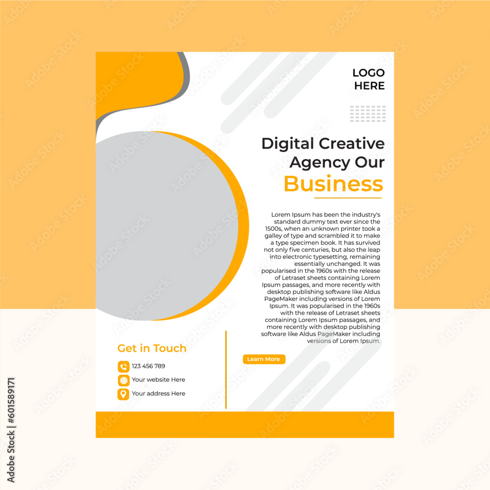 Business Marketing Agency Promotion Social Media Flyer Design