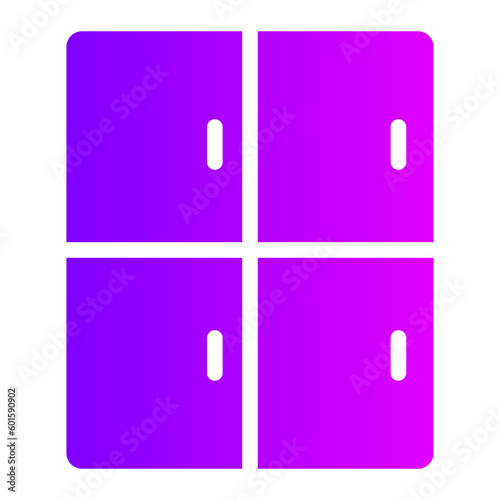 locker gradient icon