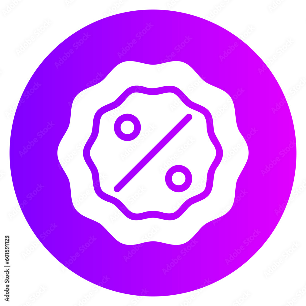 discount gradient icon discount gradient icon