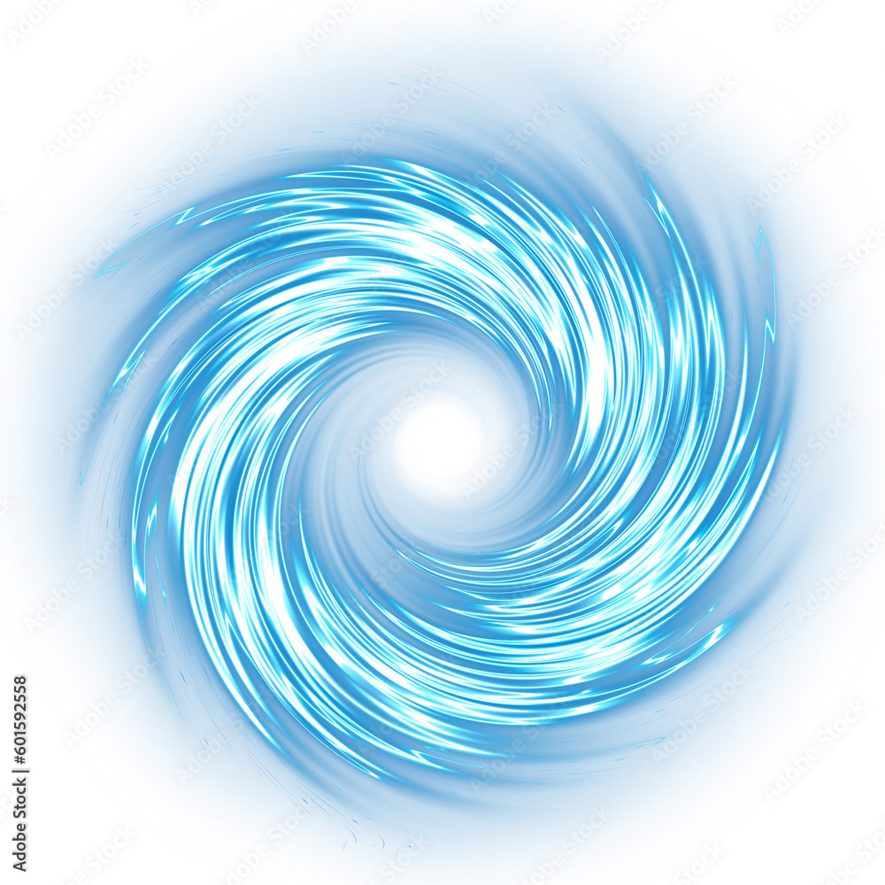 blue glowing circle portal vortex - obrazy, fototapety, plakaty 