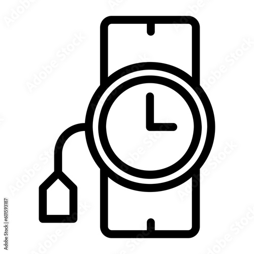 watches line icon