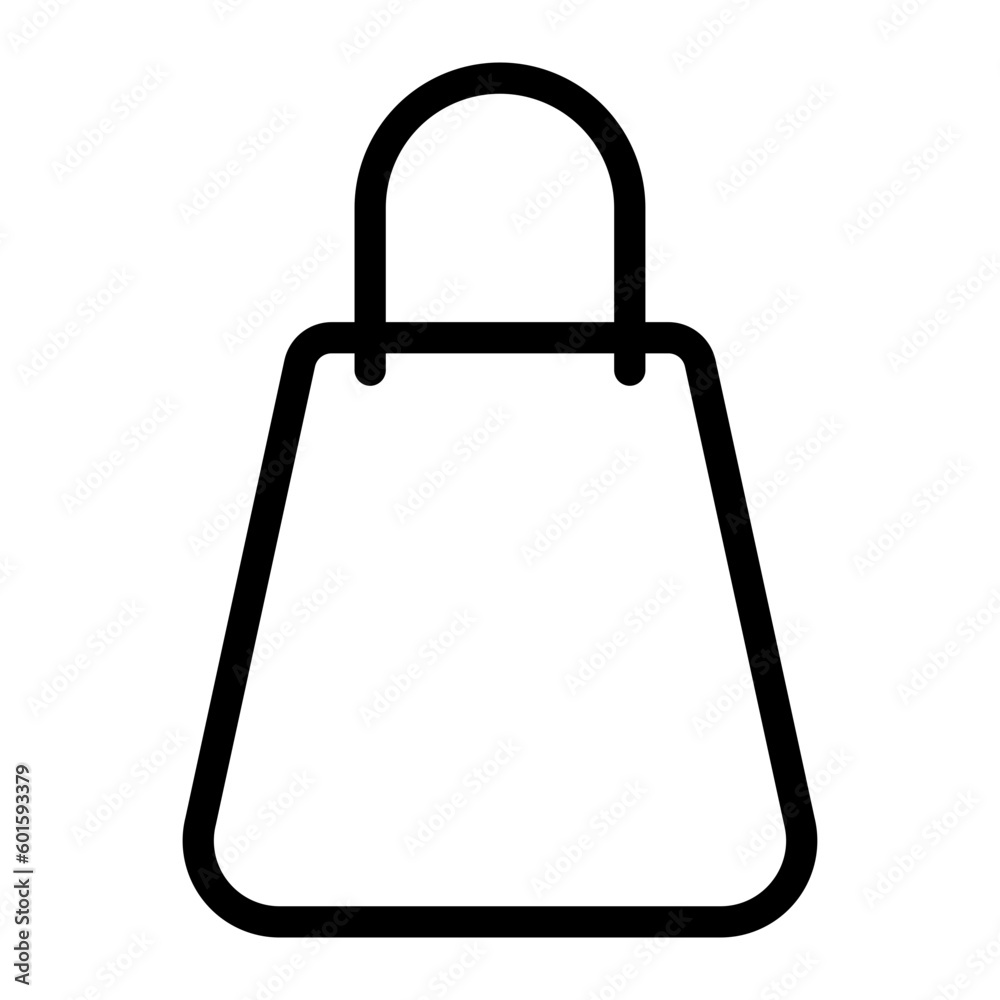 shopping bag line icon shopping bag line icon