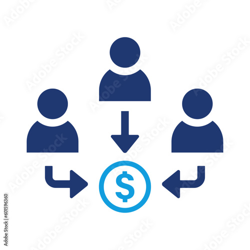 mutual fund sign icon vector design