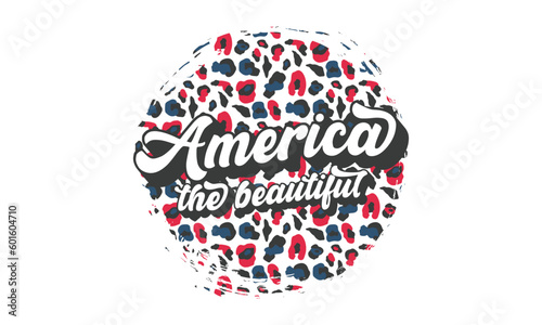 4th of July America Independence Day  T-shirt Design