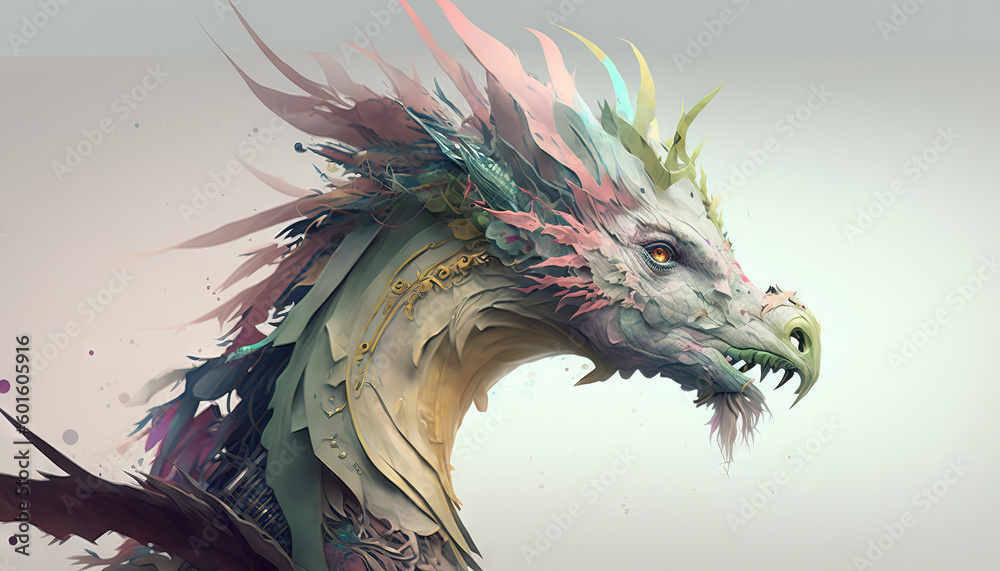 Frog abstract wallpaper. Soft background with toad in Pastel colors