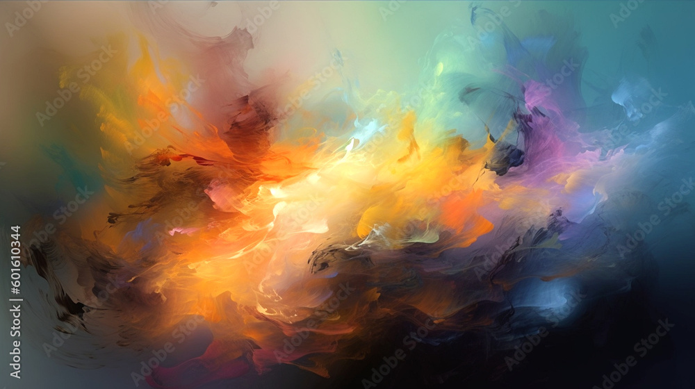 abstract background in vivid colors
