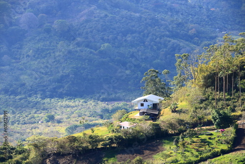 Landscape near in Paraiso around Orosi Valley near the city of Cartago, Costa Rica photo