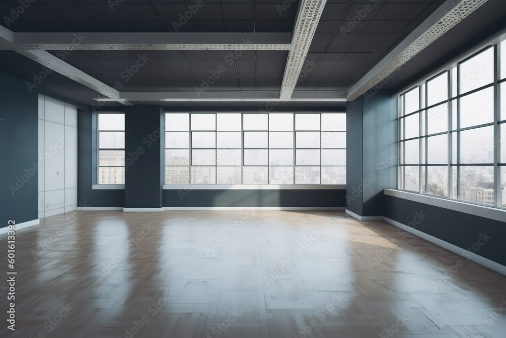 Empty office Interior -Ai
