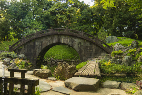 old bridge in the park