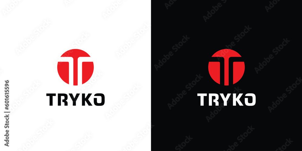 Modern and strong letter T initials logo design 5 Modern and strong letter T initials logo design 5