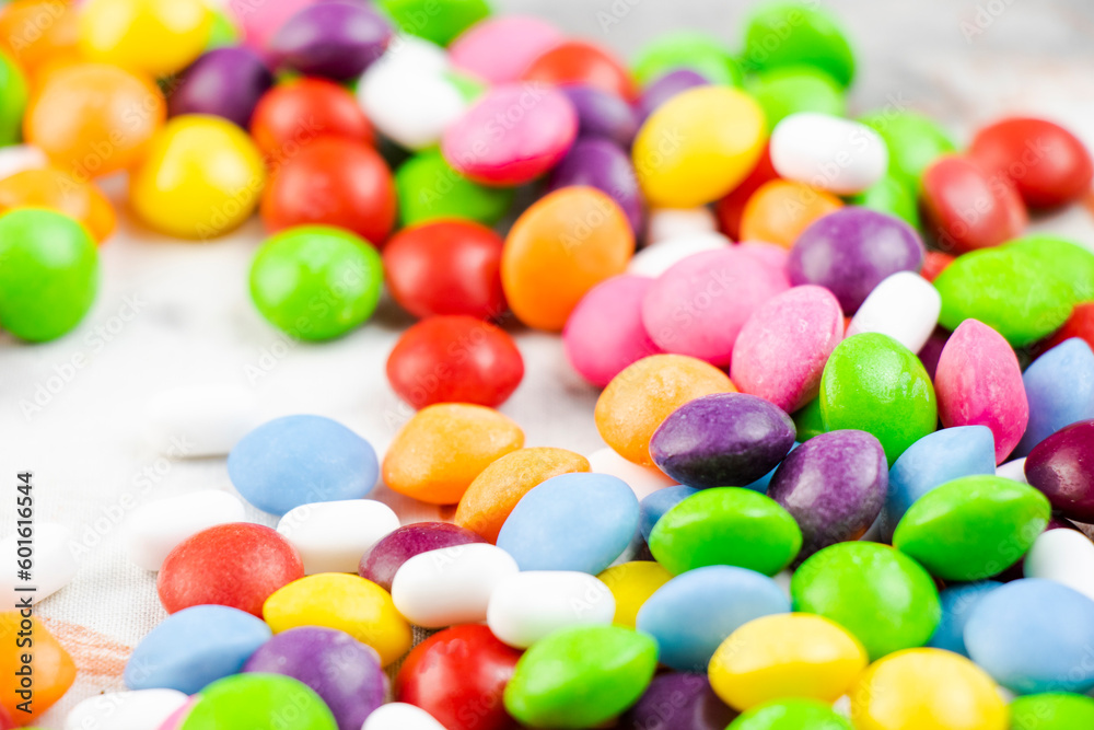 Candy on the white background Candy on the white background
