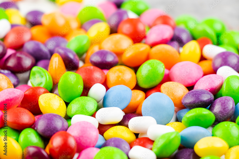 Candy on the white background Candy on the white background
