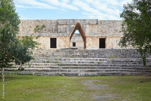 The Mayan ruins of Uxmal in Yucatan, Mexico, is one of Mesoamerica's most stunning archaeological sites photo