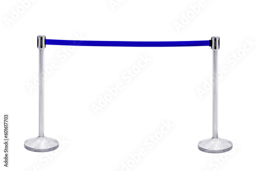 Billede på lærred Rope barrier block.