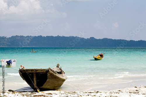 Havelock island- beach no 7,  part of Ritchie’s Archipelago, in India’s Andaman Islands. photo