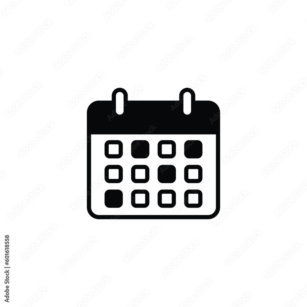 Schedule icon design with white background stock illustration Schedule icon design with white background stock illustration
