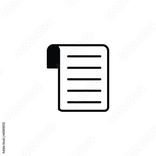 Documents icon design with white background stock illustration © Graphics