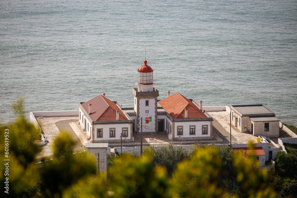 Obraz premium scenic lighthouse on the shore of Portugal
