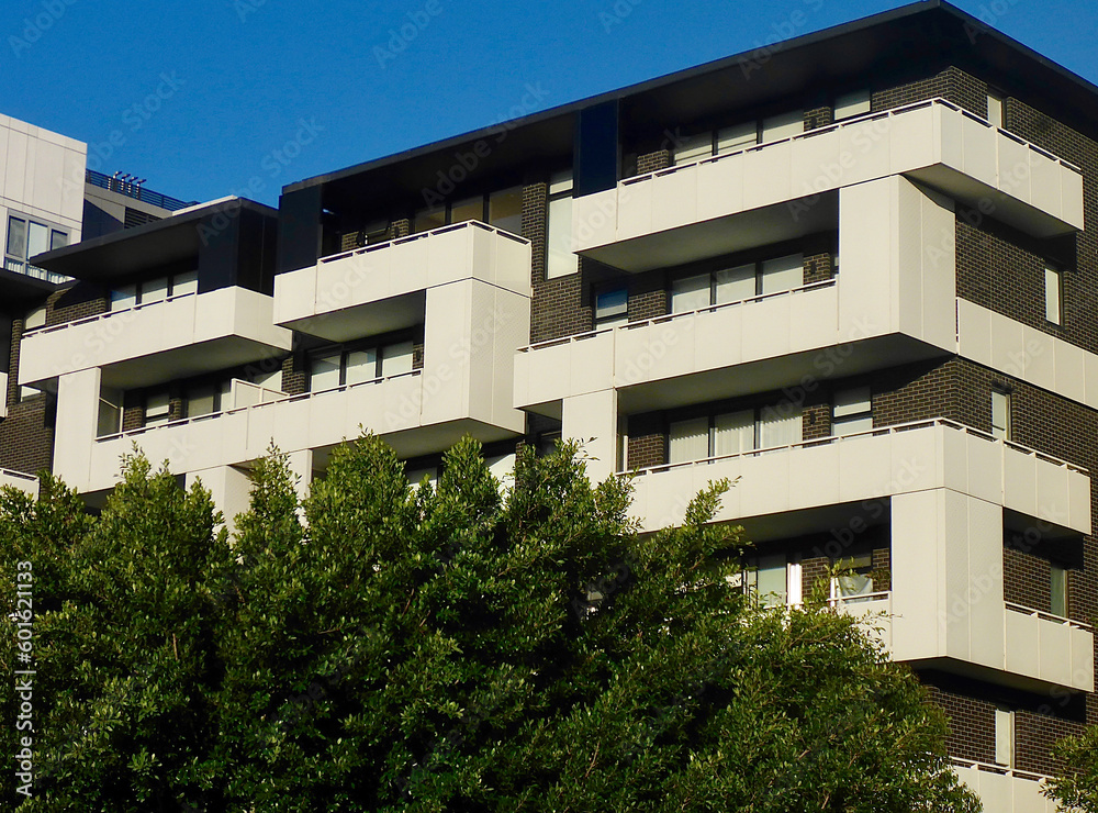 modern apartment building modern apartment building