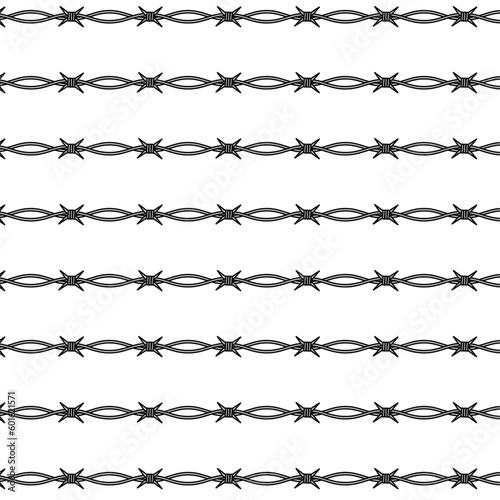 seamless barbed wire abstract background for flyers, websites , wallpapers vector illustration 