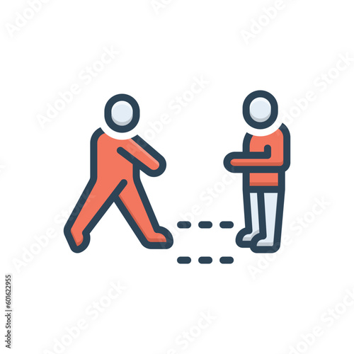 Color illustration icon for came 