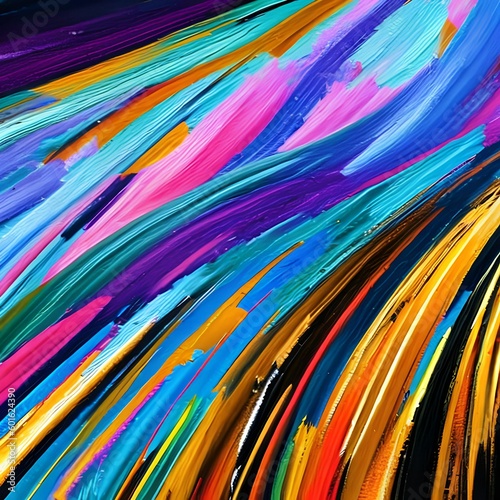 39 Oil Painted Brush Strokes  An artistic and creative background featuring oil painted brush strokes in rich and vibrant colors that create a bold and dramatic look2  Generative AI