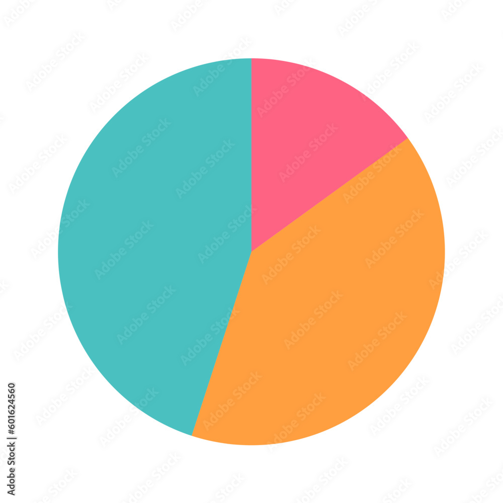 Infographic 3 steps pie chart element Infographic 3 steps pie chart element