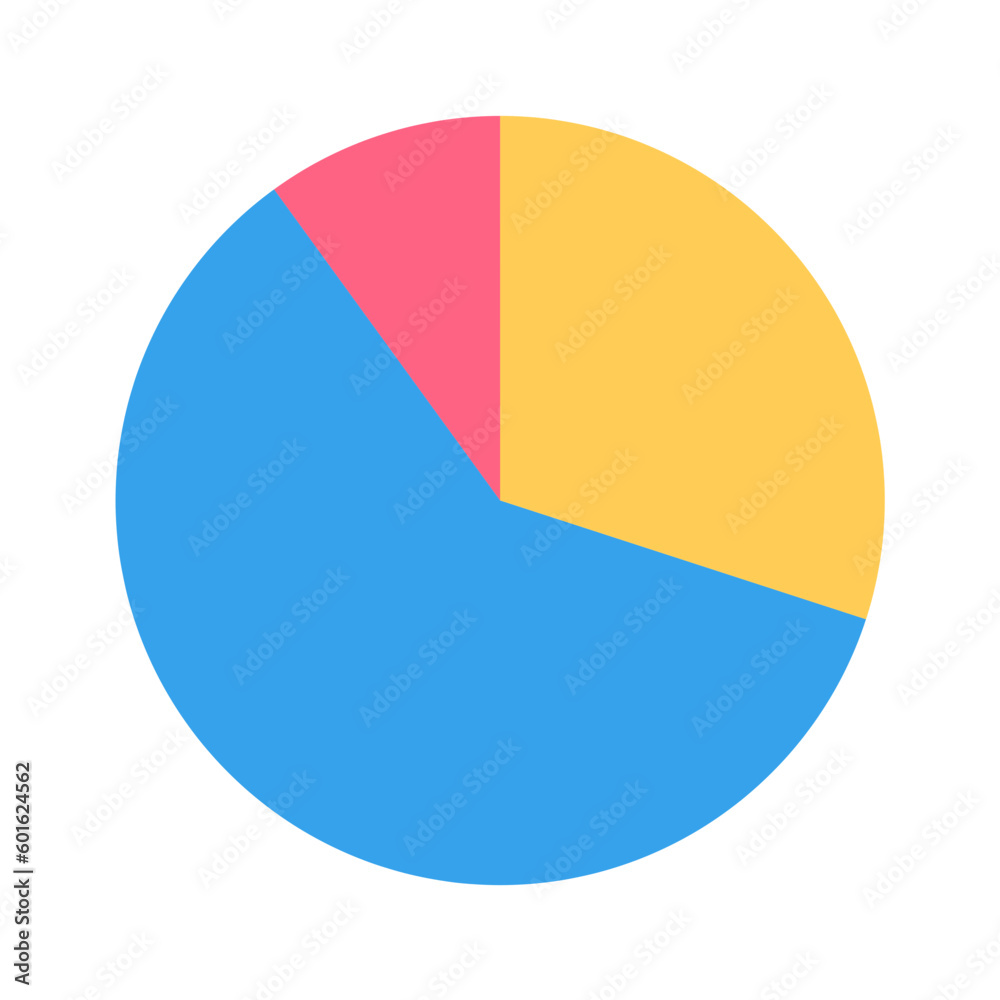 Infographic 3 steps pie chart element Infographic 3 steps pie chart element
