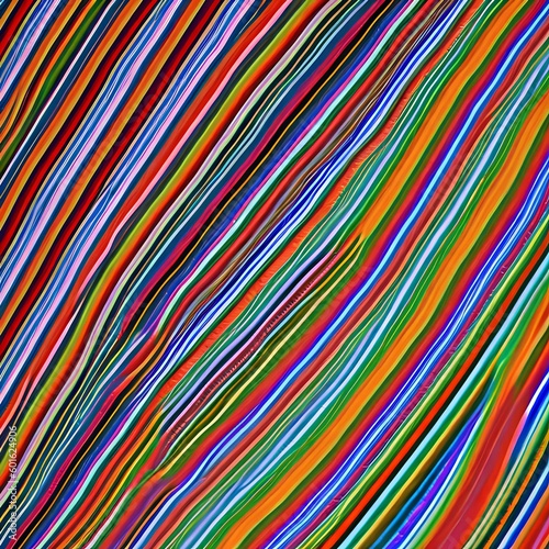 35 Wavy Rainbow Lines: A colorful and playful background featuring wavy rainbow lines that create a fun and lively vibe2, Generative AI