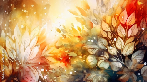 Beautiful flower background, generative ai.