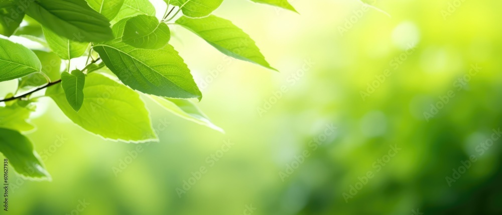 Close up of water drop on green leaf with copy space for nature background, Generative AI Close up of water drop on green leaf with copy space for nature background, Generative AI