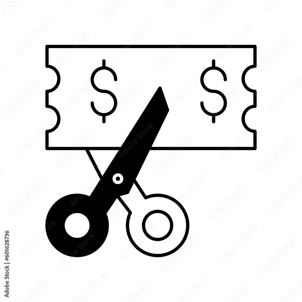 Cut price Vector Icon
Cut price Vector Icon