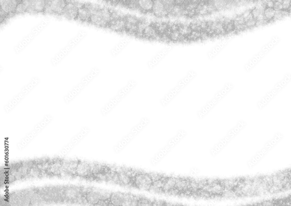 Fototapeta premium にじみ墨の曲線フレーム