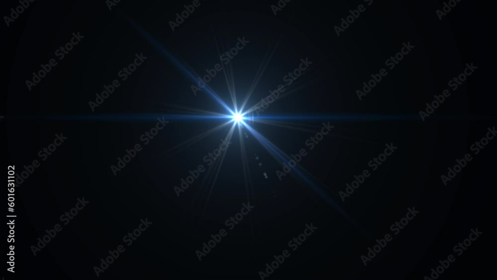 Optical lens flare effect on black background Optical lens flare effect on black background