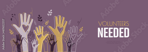 Volunteers Needed banner.