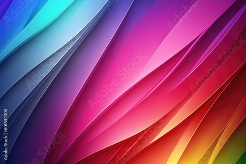 The design is a colorful abstract gradient background wallpaper. (Generative AI)