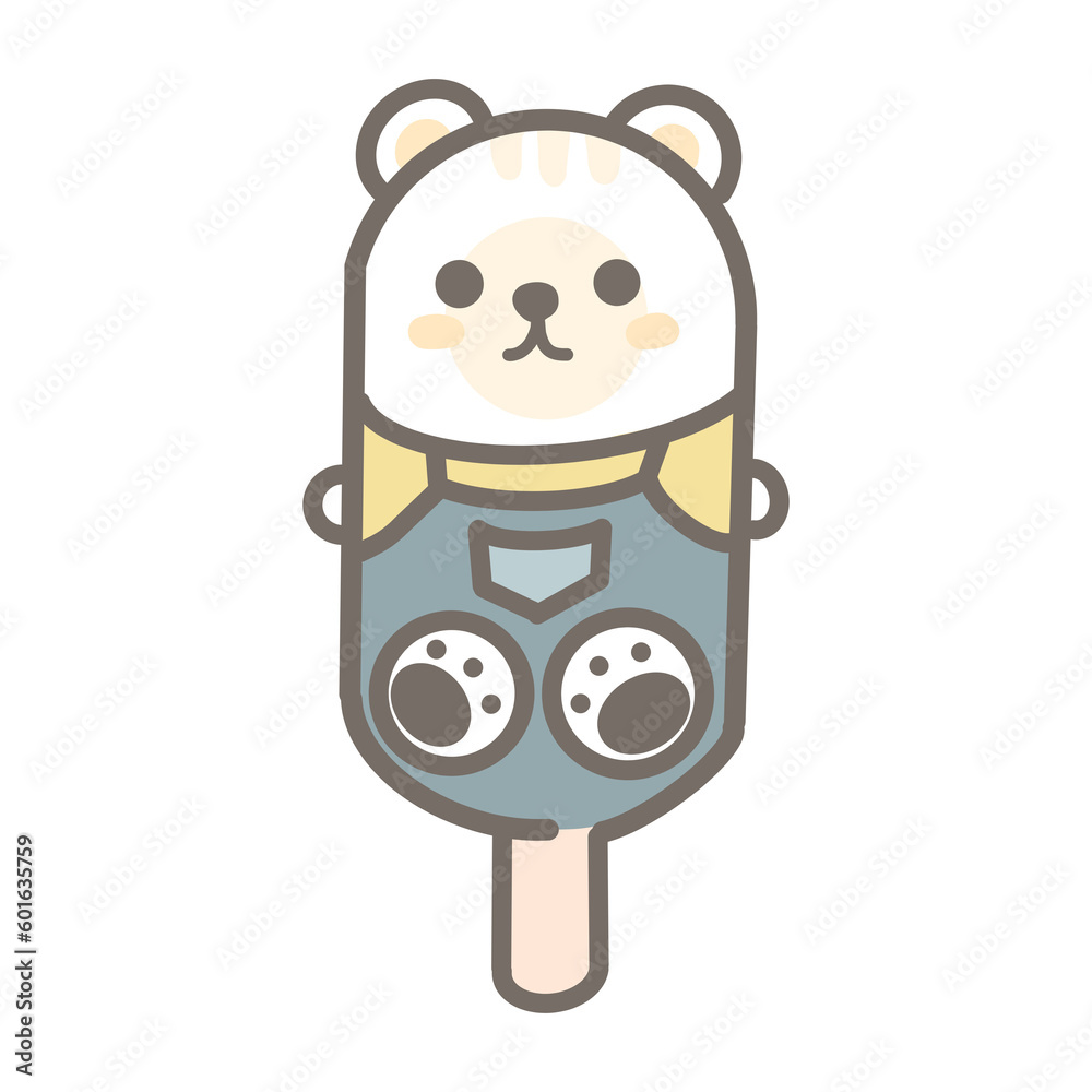 Fototapeta premium Cat Ice Cream