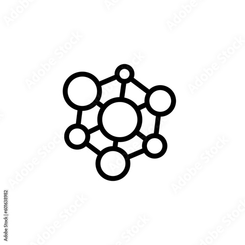 molecule sign symbol vector