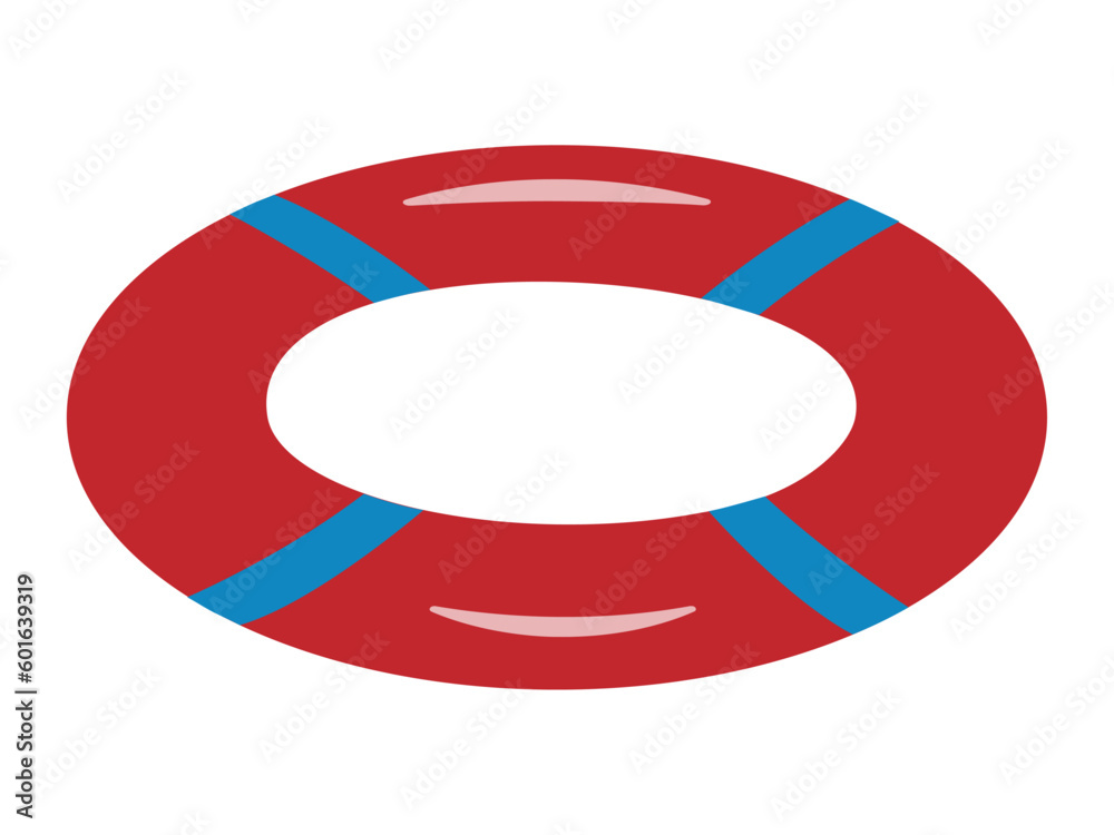 Red lifebuoy with blue stripes, isolated, close-up, on a transparent and white background. Icon, element for design decoration. Vector illustration, image, graphic design. Red lifebuoy with blue stripes, isolated, close-up, on a transparent and white background. Icon, element for design decoration. Vector illustration, image, graphic design.
