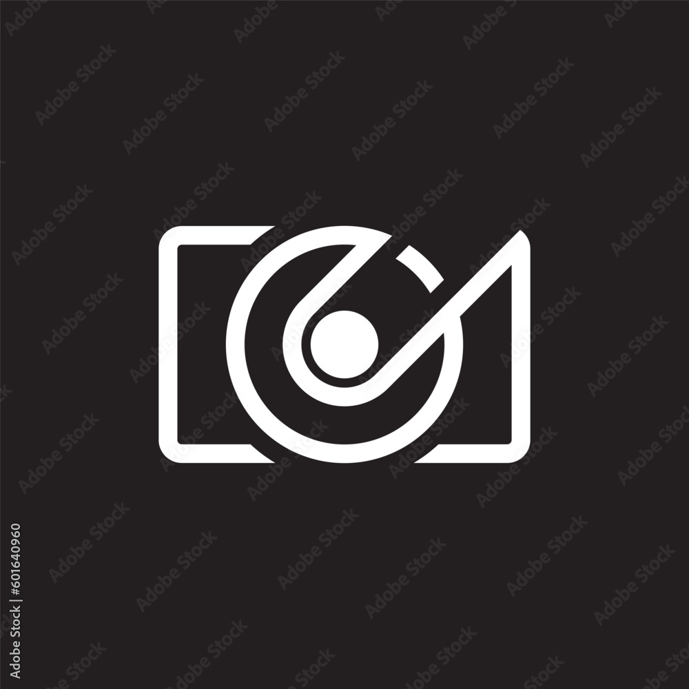 Camera icon vector logo design Camera icon vector logo design