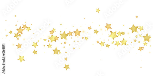 Magic stars vector overlay.  Gold stars scattered