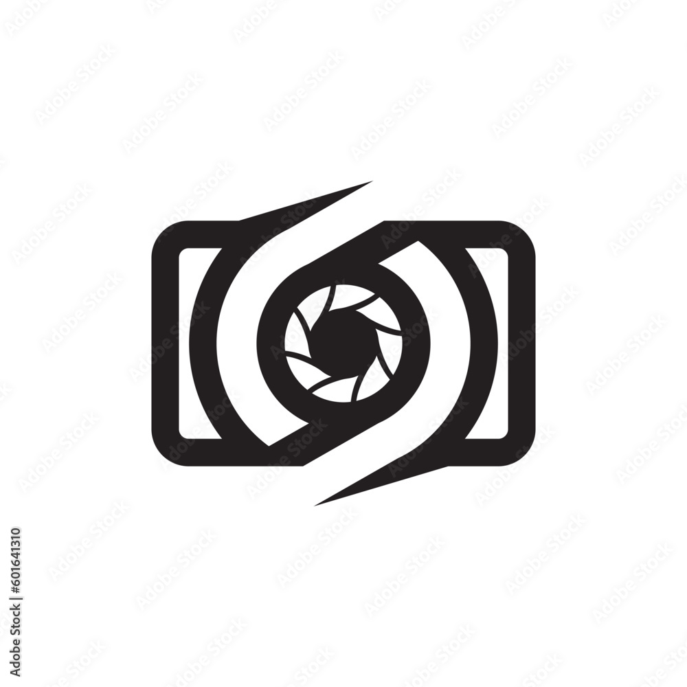 Camera icon vector logo design Camera icon vector logo design