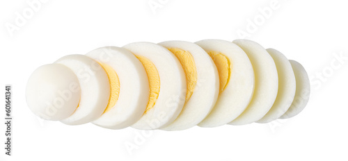 Foto boiled egg on transparent background. png file