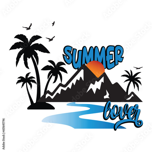 Summer T-Shirt Design Vector