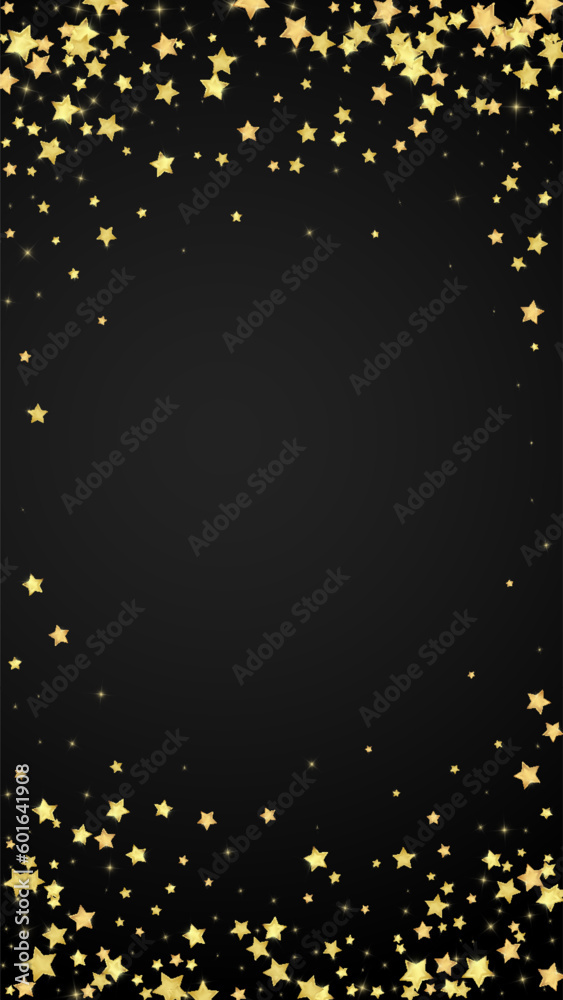 Magic stars vector overlay. Gold stars scattered Magic stars vector overlay. Gold stars scattered