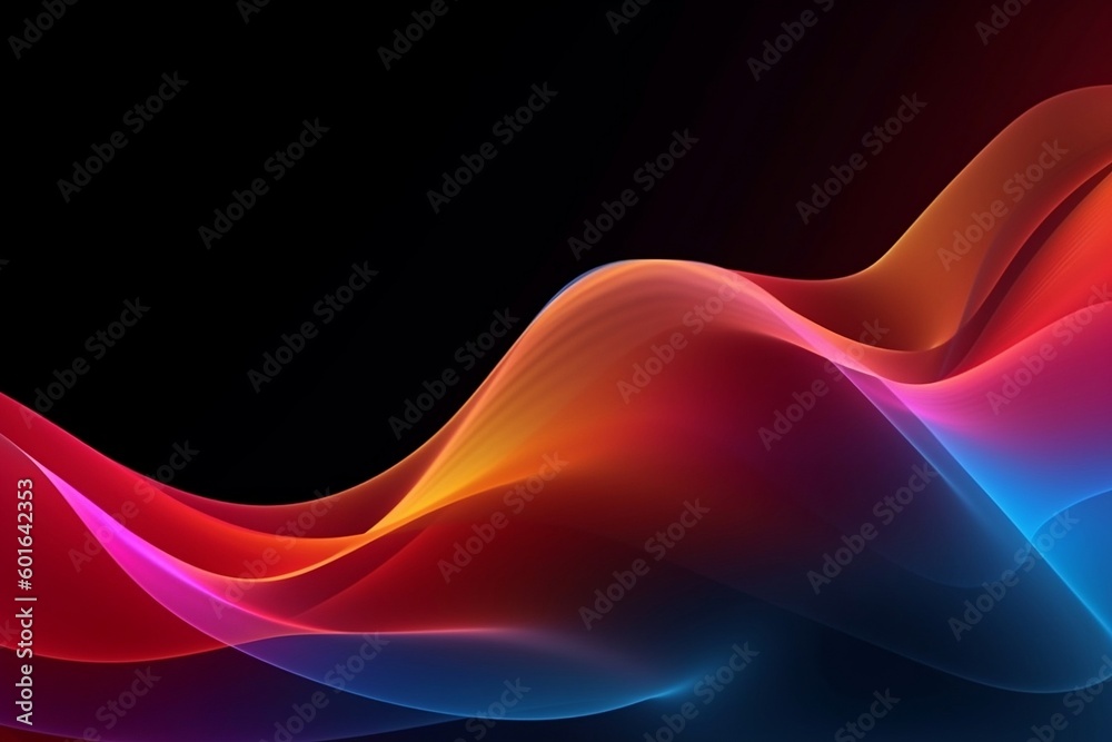 Fototapeta premium abstract background with waves