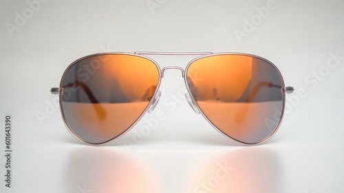 trendy pair of sunglasses with reflections generative AI