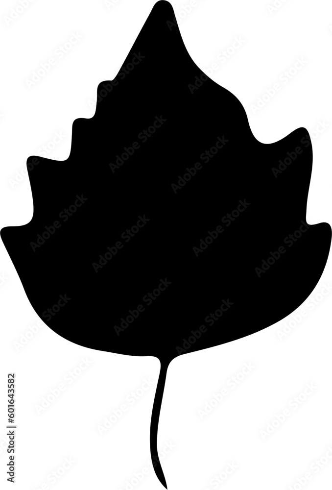 Obraz premium Leaf Silhouette Illustration