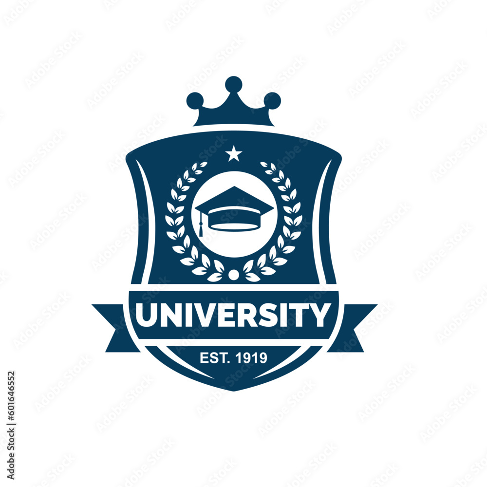University logo design vector illustration University logo design vector illustration