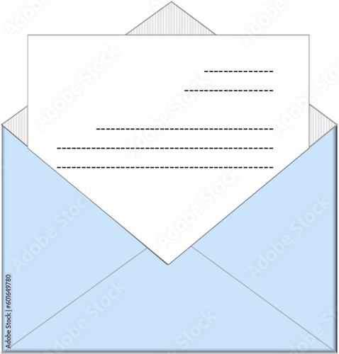 envelope with message and Massage sending